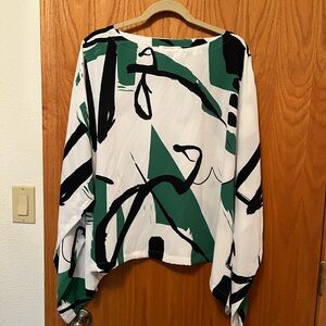 Chicos graphic poncho